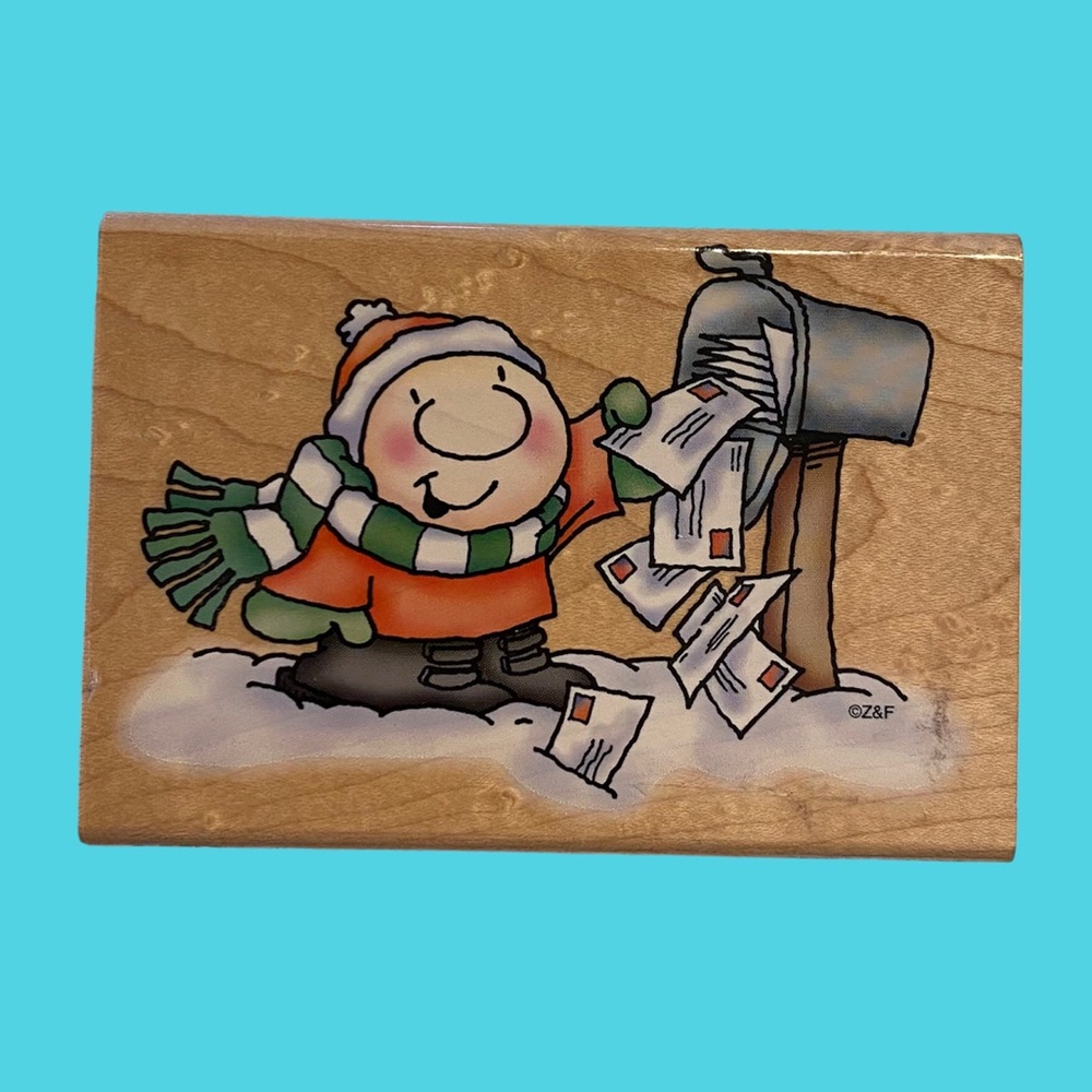 Stampendous “Ziggy - Special Delivery ” Christmas Stamp